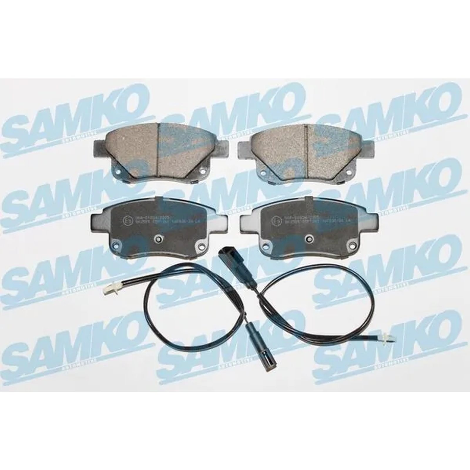 1x ORIGINAL® SAMKO Bremsbelagsatz, Scheibenbremse Hinten für Ford TRANSIT