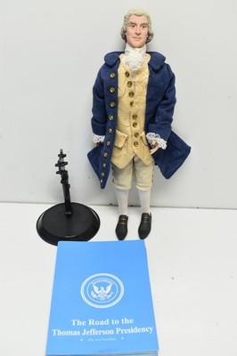 Thomas Jefferson Toy Presidents 2003 12'' Talking Action Figure Untested Complete
