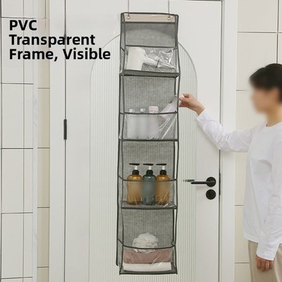 Schwingsicher Transparent T��r Organizer f��r Hintert��r Aufbewahrung 130x15x30c