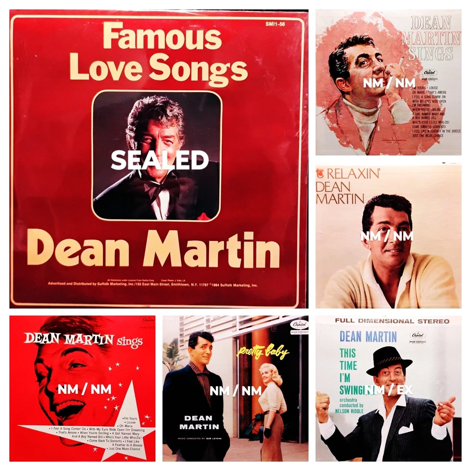 🧿U-PICK🧿 PREMIUM "DEAN MARTIN" RARE VINTAGE VINYL LP LOT - Image 2 of 4