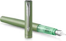 Parker stylo plume Vector XL Vert Plume moyenne avec recharge d’encre bleue