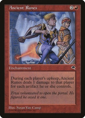 1x Ancient Runes - LP -  Tempest Block - mtg - SPARROW MAGIC