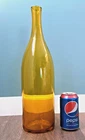 BLENKO Art Glass BIG # 6123 L Jonquil Yellow Decanter Bottle WAYNE HUSTED MCM