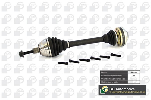 BGA Antriebswelle DS9615 FüR VW Transporter Multivan T4 Bus 70B 70C 7DB 7DK 70J-image