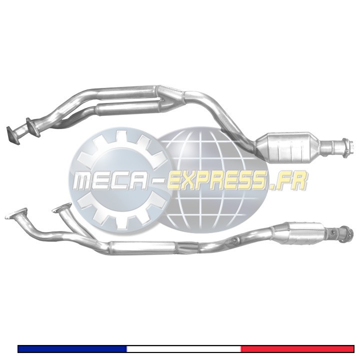 Catalyseur en acier inoxydable pour BMW 323i 2.5 essence millésimes 1997 à 2000