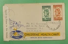 DR WHO 1942 NEW ZEALAND FDC HEALTH STAMP SEMI POST COMBO WWII CENSORED R43548