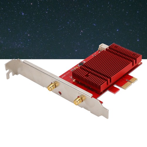 Für Ax200Ngw 802.11Ax Bt 5.0 Wifi6 2400Mbps Pci-E Desktop Drahtlose N KUI - Photo 7/10