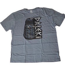 Image of Offical Doctor Who: 1980s Dalek Print Unisex T-Shirt, Size XXL, New