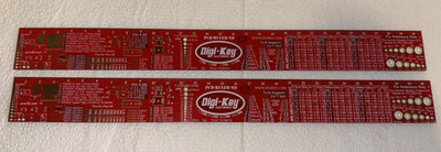 2x Digi-Key PCB Ruler ND 12'' Printed Circuit Board Reference Measuring Tool