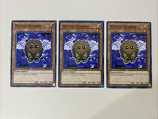 Yugioh - Winged Kuriboh x 3 - 1st Edition NM - Plus Free Holo Card