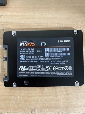 Samsung 870 EVO 1TB, 2.5 inch Internal SSD