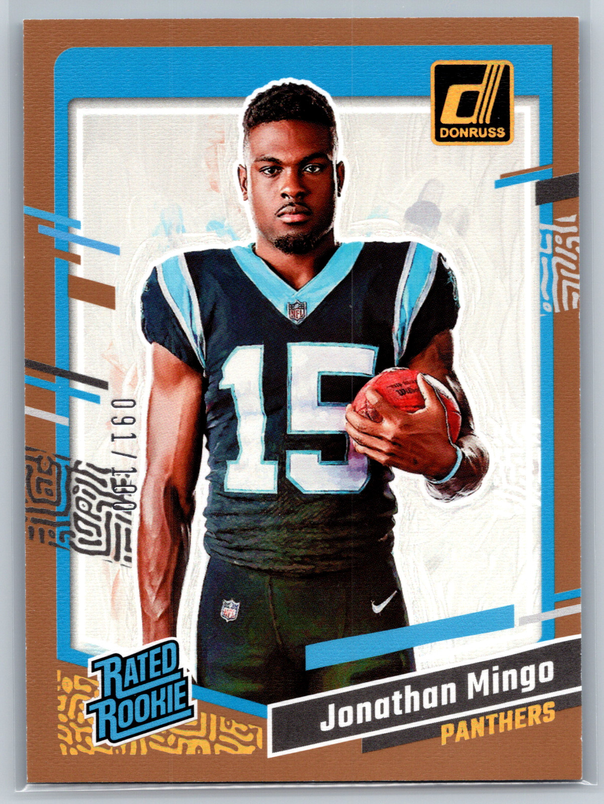 Jonathan Mingo 2023 Panini Donruss Portrait Studio Series Rated Rookie /100 #14