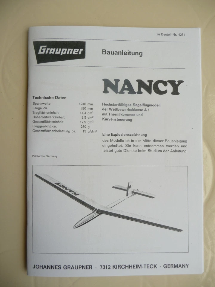 Bauanleitung und Stückliste von der NANCY