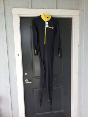 Cressi All In One Skin Full Suit Skin 1MM Men s LARGE NWT Black And Yellow 