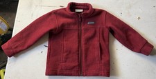 Columbia Jacket 2T Fleece Zip Up Maroon