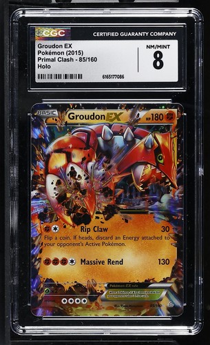 Groudon-EX graded CGC 8 for sale on eBay