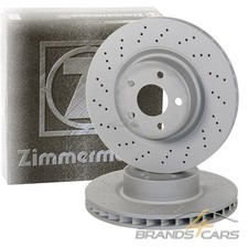 ZIMMERMANN 2x BREMSSCHEIBE GELOCHT &Oslash;295 VORNE F&Uuml;R MERCEDES S-KLASSE W220 98-05