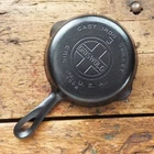 Vintage GRISWOLD Cast Iron SKILLET Frying Pan # 3 LARGE BLOCK LOGO - Ironspoon