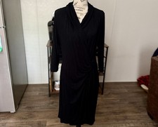 Women’s EUC 3/4 Sleeve Cascade Wrap Dress Size XL