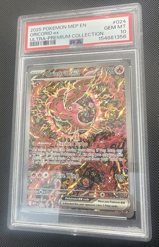 PSA 10 Oricorio ex 024 Holo Promo ME: Mega Evolution Promo 2025