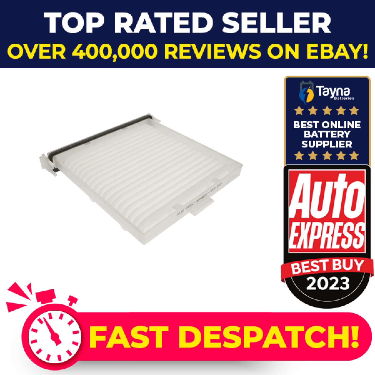 Pollen / Cabin Filter ADK82507 Blue Print 9586154G00 Genuine Quality Guaranteed