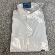 Calvin Klein Dress Shirt Infinite Wrinkle Free Slim Tall Stretch 16 1/2-36/37 L
