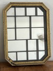VITRINE MIROIR MURALE POUR OBJETS MINIATURES / BOIS ET VERRE /DECORATION VINTAGE
