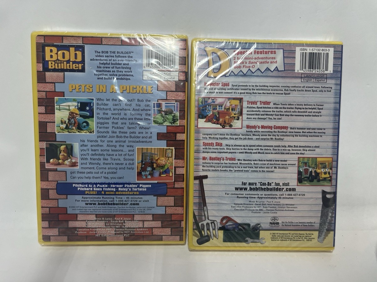 Bob the Builder Pets in a Pickle & Tool Power DVD Mini-Adventures