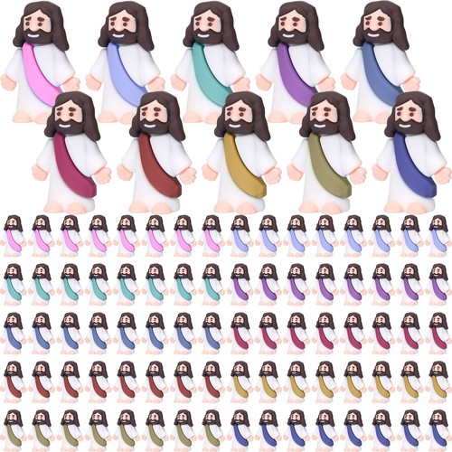 150Pack Mini Jesus Figurines Bulk Little Jesus Toys Tiny Jesus Figures Christ Sa