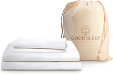 Egyptian Cotton Bed Sheets Full Size, 4 Piece Luxury Sheet Set, Long Staple Cott