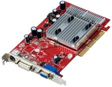 Graphics Card Gainward NVIDIA GeForce 6200A 256MB NA+6200AXTD26-PM8H44 AGP