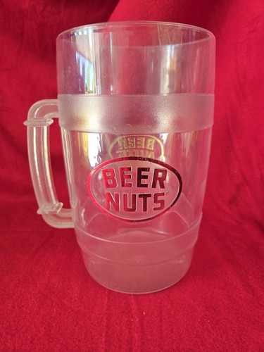 Vintage Plastic Beer Nuts Display Mug 10" Tall