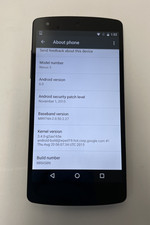 Google Nexus 5 Phone LG-D820 16GB Black Unlocked
