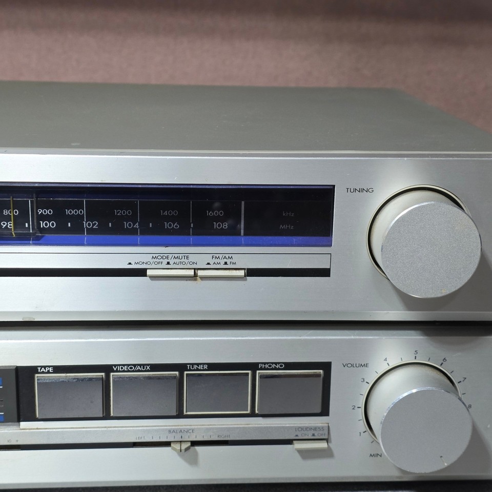 READ NOTES JVC A-K10 Amplifier and T-K10 Tuner Stereo Stack Silver ...