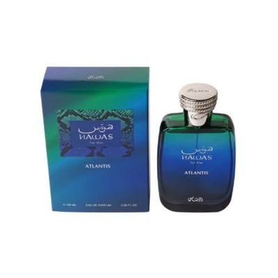 Rasasi Men's Hawas Atlantis EDP Spray 3.38 OZ Fragrances 614514555125