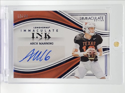 Arch Manning #II-AM 2023 Panini Immaculate Collection Collegiate Ink card