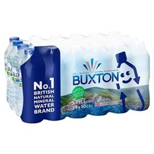 Buxton Natural Mineral Still Water 500ml, Case of 24