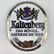 Zapfhahnschild "Kaltenberger" aus Porzellan - Bier Brauerei Kaltenberg