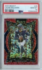 2024 Panini Select Caleb Williams RED DISCO Prizm Rookie RC #'D 21/49 #25 PSA 10