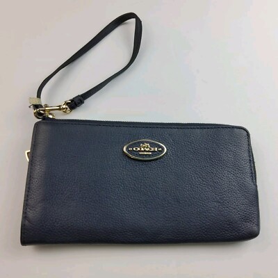 NWT Coach Pebble Leather Organizer Originals Wristlet C2298  COACH women’s wristlet wallet organizer main image 1