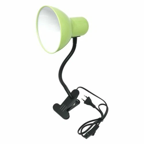 Lampada da tavolo da interno verde in metallo