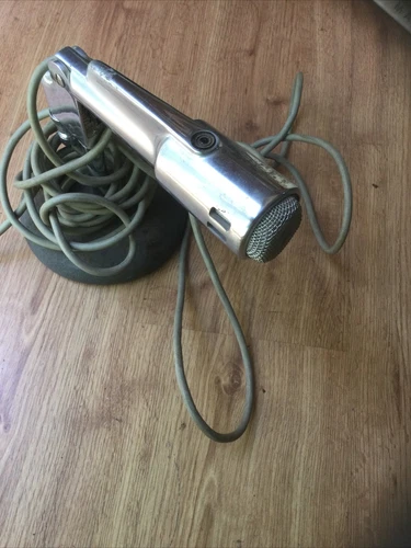 Electro-Voice Model 664 Dynamic Cardioid Microphone Untested With Desk Stand