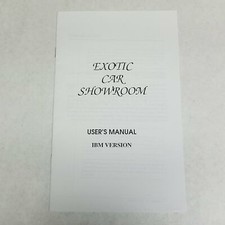 Exotic Car Showroom User