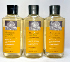 3 Afternoon Sunshine Shower Gel Aloe Vitamin E Bath Body Works 10 fl oz