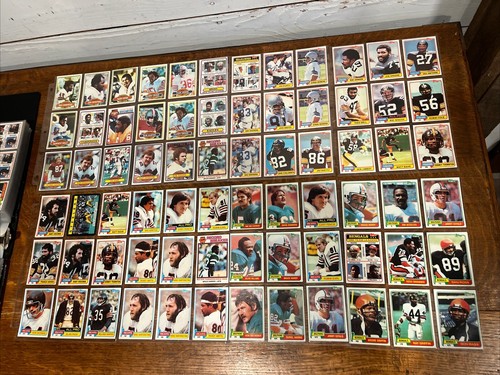 CARTOLINA CALCIO VINTAGE NFL TOPPS 1970-1980 800+ stelle QB album misto Rookie - Foto 9 di 24