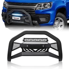Steel Bull Bar Push Bumper Grille Guard for 2015-2022 Chevy Colorado/GMC Canyon