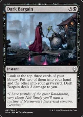 best cards from the dark mtg 4 Bargain - M-NM - Dominaria - SPARROW MAGIC - C 4x x4 Best Black Cards in MTG: