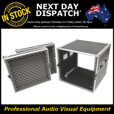 10RU 10 Unit Rack Road Travel Flight Hard Case Sleeve Flightcase Dj Amp ...