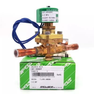 Saginomiya SEV-1004DYF AC220V welding 1/2 Solenoid Valve for Refrigerant