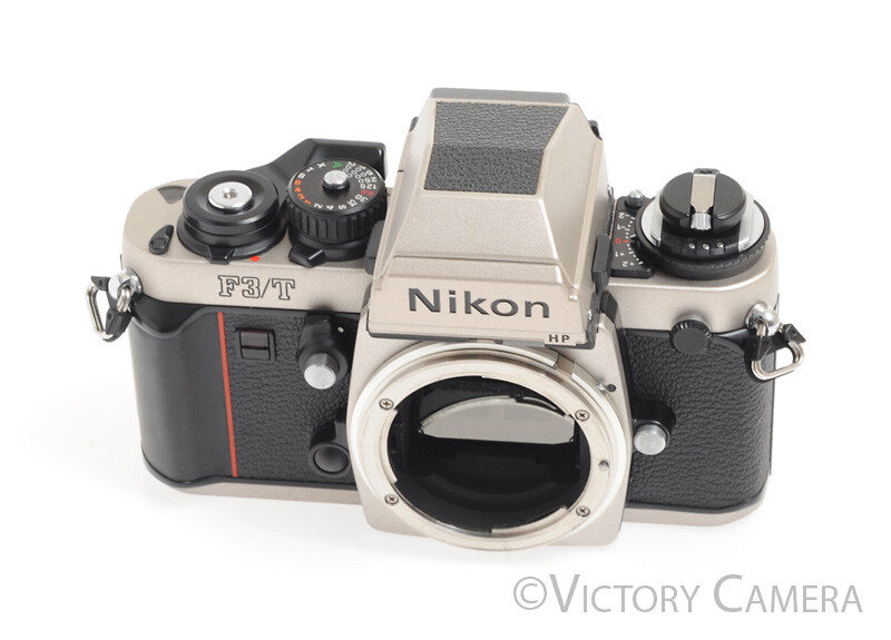 Nikon F3/T HP Champagne Titanium 35mm Film Camera Body Mint eBay